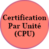 Certification par unité